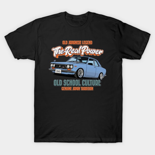 1970 Datsun Bluebird Coupe T-Shirt by Ajie Negara